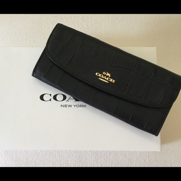 Coach Handbags - ❤️ *SALE* Coach Leather Slim Envelope Wallet